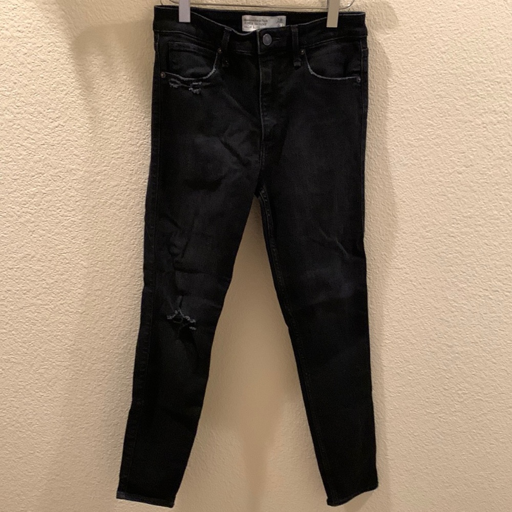 Abercrombie & Fitch Super Skinny High Rise Jeans